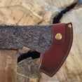 thumbnail image 3 of Miangastore Outdoor Cover Cowhide Hatchet Protector Light Brown 1Set 4.01X2.36X0.79in, 3 of 8