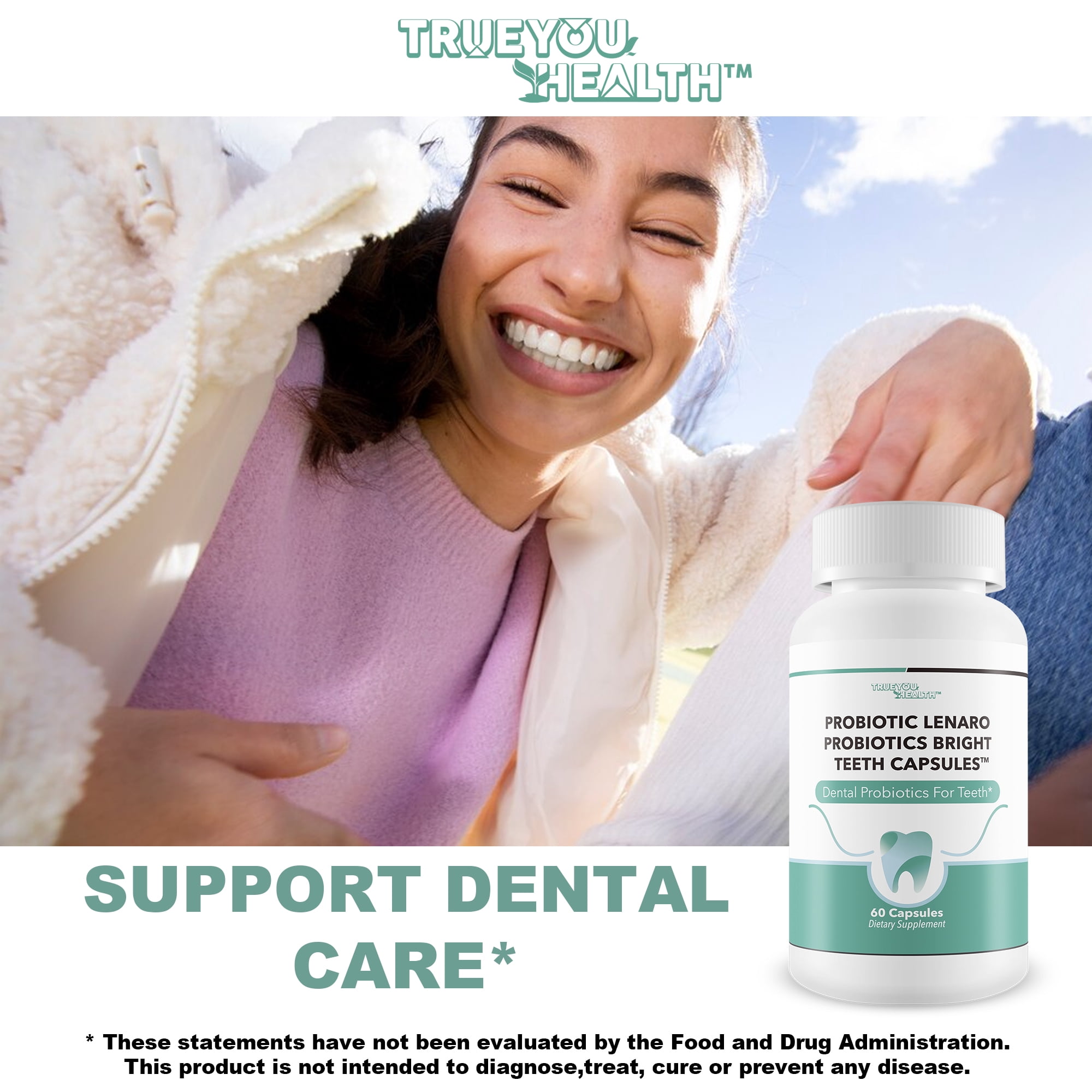 Probiotics Bright Teeth Capsules - Our Best Dental Probiotics White Teeth Support - Dental Probiotics Bright Whitening Teeth Mousse Alternative Capsules - Probiotics for Teeth Probiotic Mouth