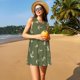 thumbnail image 3 of Fotbe Birds Wild Ducks Vestido de Verano sin Mangas para Mujer – Vestido Midi Línea A, Estilo Camiseta Floral, Vestido Playero Casual y Fluido, 3 of 7
