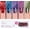 A-02 Colorful Cat's eye, variant on Valentines Press Nails Short 5 Styles, 160 count Eye Press Nails for Women, Opaque Gel Nails, Square Glue Nails Kit in 16 Sizes, Bubbles
