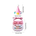 thumbnail image 3 of Porch Goose Birthday Hat and Bib Set for 23 Inch Goose Statue, Birthday Party Goose Outfit Decoration, Lawn Goose Accessories for Garden Porch Patio Yard Celebration Display, 3 of 6