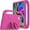 Rose, variant on UUCase Kids Case for Lenovo Tab M11 11” 2024 Heavy Duty Tablet Cover, Model TB330FU / TB330XU,Lightweight Shockproof Rugged Protective Handle Stand Kids Friendly EVA Foam Case,Rose