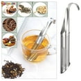 thumbnail image 5 of Spencer 5.7 Inch Tea Infuser for Loose Tea Travel, Stainless Steel Tea Filter Shape Tea Diffuser Long-Handle for Tea, Rose, Coffee, Spices, 5 of 9