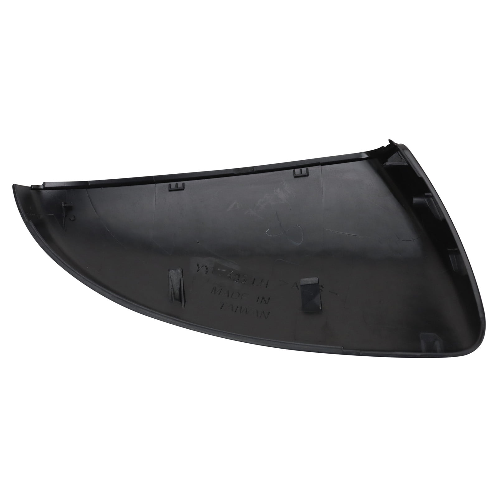 TRQ Driver Side Power Mirror Smooth Black Paint to Match Manual Fold Fits 2019-2023 Kia Forte KI1320226