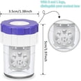 thumbnail image 2 of 5 Pcs Contact Lens Barrel Cases Contact Lens Cleaner Washer Manual Rotation Contact Lens Cleaning Container, 2 of 5