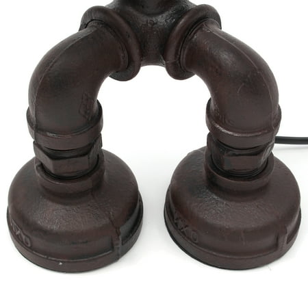 Industrial Man Robot Table Desk Lighting Retro Water Pipe