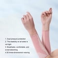 thumbnail image 3 of Sonducket 2 piezas de coderas deportivas, manga de brazo de compresión de voleibol para hombres y mujeres, soporte de muñeca para Fitness, Ropa Deportiva, Zapatos Rosa L, 3 of 6