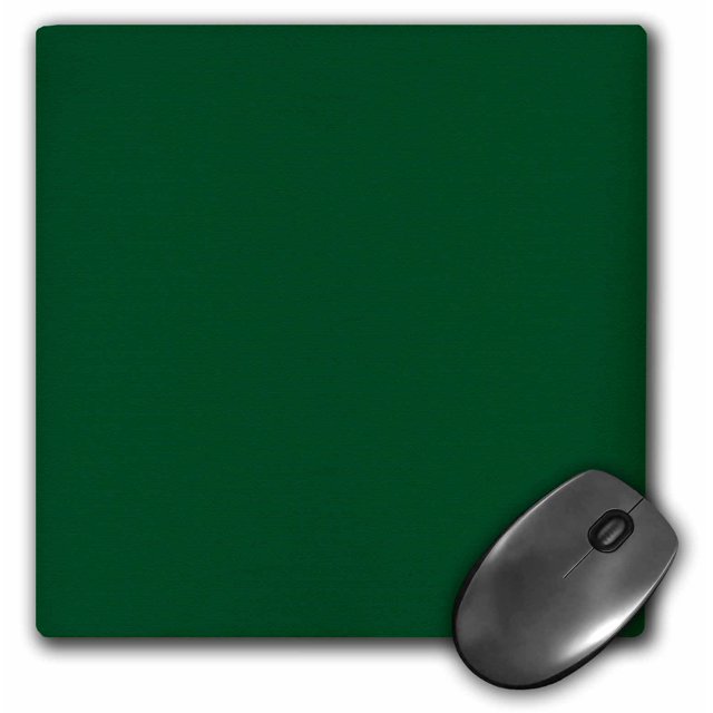 3dRose Forest Green, Mouse Pad, 8 by 8 inches