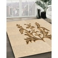 thumbnail image 3 of Ahgly Company Machine Washable Indoor Rectangle Transitional Bronze Brown Area Rugs, 4' x 6', 3 of 7