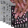 thumbnail image 1 of Pegatinas para uñas HREJHDS Halloween, 6 hojas, 3D autoadhesivas, 1 of 7