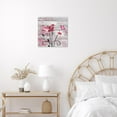 thumbnail image 5 of Farmhouse Floral Wall Art for Living Room, Purple and White Daisy Flower and Butterfly on Rustic Wood Board Canvas Wall Art Framed Artwork Ready to Hang for Bathroom Bedroom Decor, 16L X 12W, 5 of 7