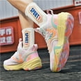 thumbnail image 5 of BINQER Men's Basketball Shoes Breathable Colorful Volleyball Sneakers with Mesh Upper Non Slip Rubber Indoor Shoe, 5 of 7