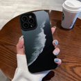thumbnail image 1 of Funda de teléfono Art Sea para iPhone 14, 13 Pro Max, 11, 12 Pro, 7, 8 Plus, X, XS, Max, XR, a prueba de golpes, estilo de rayas, funda trasera suave de moda, 1 of 4