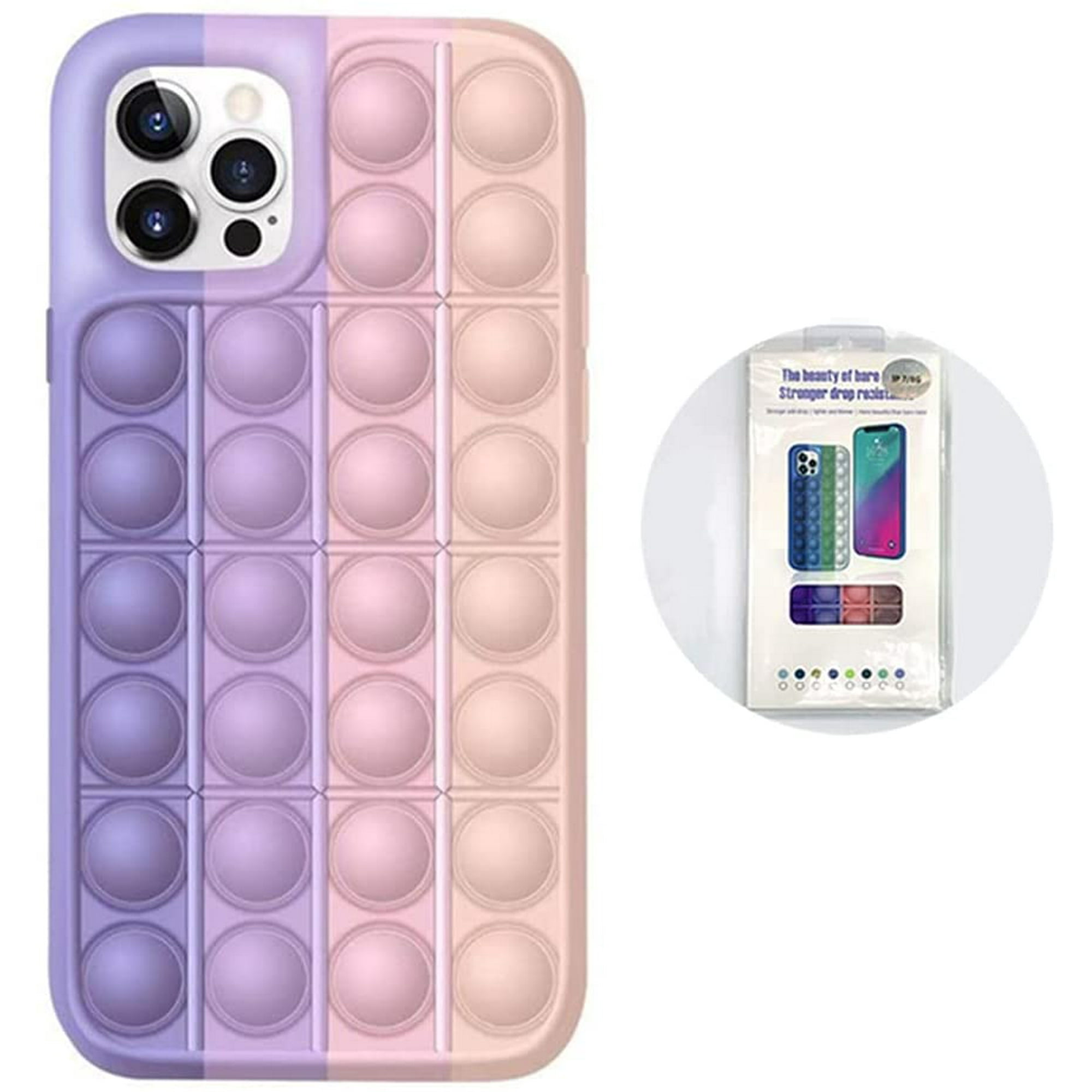 Push Pop Fidget Toy Phone Case Bubble Wrap Phone Case Liquid