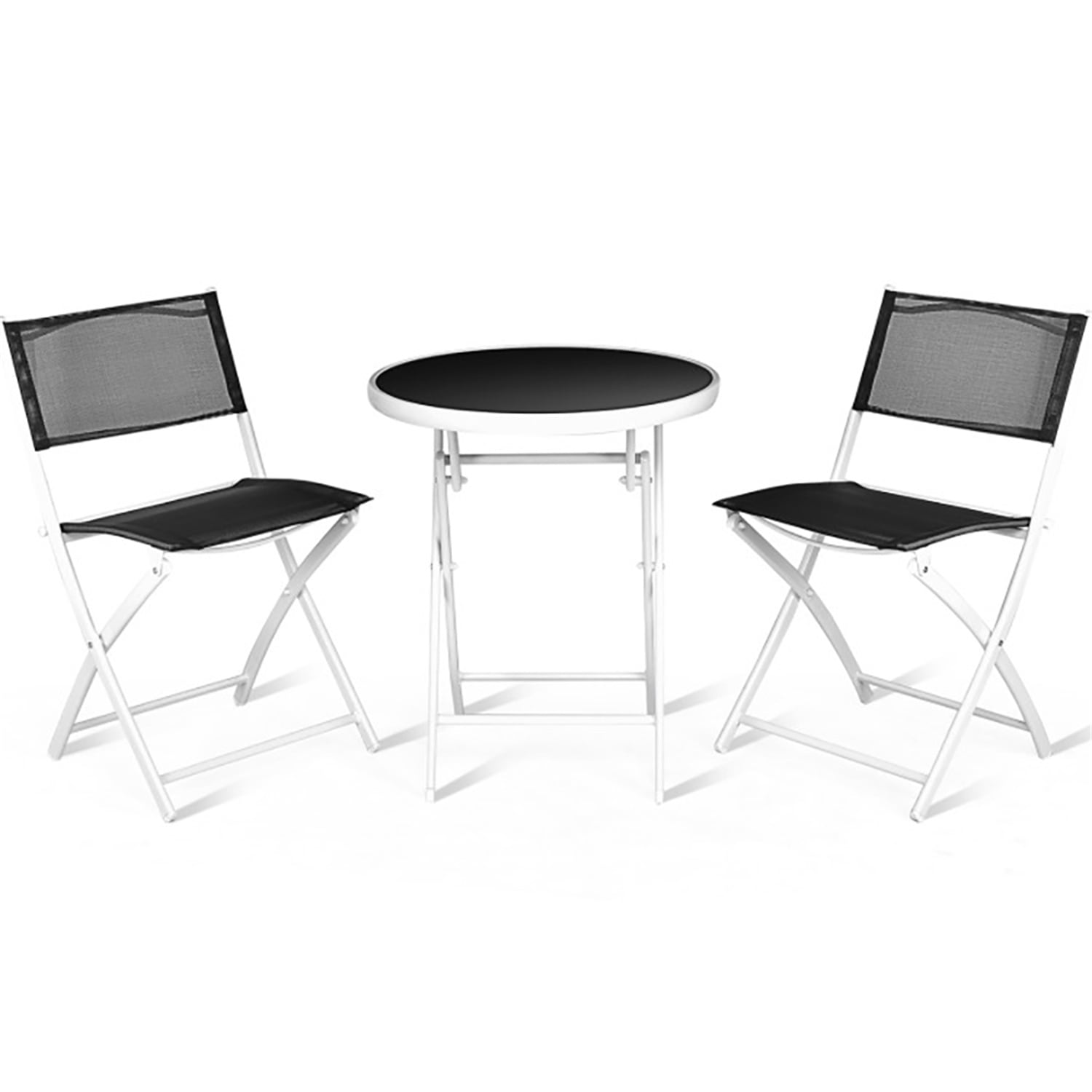 Aimee Lii 3 Pieces Patio Folding Bistro Set for Balcony or Outdoor Space, Wicker Patio Furniture Aimee Lii 3 Pieces Patio Folding Bistro Set for Balcony or Outdoor Space, Wicker Patio Furniture