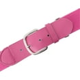 thumbnail image 3 of Champion Sports Baseball/Softball Uniform Belt - Comfort Stretch Fit Uniform Belt - Durable Syntex Tab - Youth: 18"-32" - Pink, 3 of 7