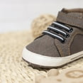 thumbnail image 4 of Yammkia Baby Girl Sneakers Toddler Shoes Boys Baby Boys Girls High Top Sneakers Soft Soles Anti Skid Ankle Shoes Toddler Prewalker First Walking Crib Shoes for 7,Brown, 4 of 4