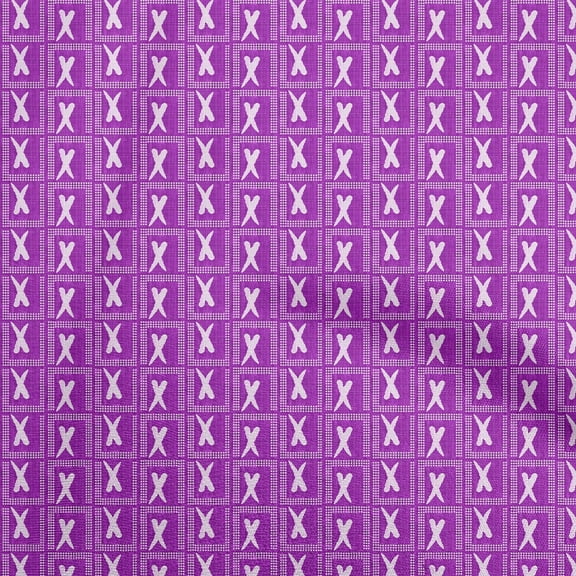 oneOone Polyester Spandex Purple Fabric Abstract Texture Dress Material Fabric Print Fabric By The Yard 56 Inch Wide