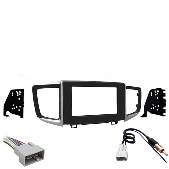 Fits Honda Ridgeline 2017-2019 Metra Double DIN Dash Kit with Harmony Radio Harness
