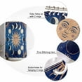 thumbnail image 6 of Shower Curtain Celestial Sun and Moon Bathroom Curtains with Hooks, Waterproof Fabric Blue Starry Galaxy Boho Bath Shower Curtains Set for Bathroom Bathtubs Decor 36x72 Inch, 6 of 8