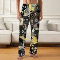 thumbnail image 2 of Chococat Men's Pajama Pants Soft Sleepwear Loung Pants for Men Pj Bottoms with Drawstring & Pockets, 2 of 7