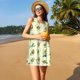 thumbnail image 3 of Fotbe Avocado for Exercise Vestido de Verano sin Mangas para Mujer – Vestido Midi Línea A, Estilo Camiseta Floral, Vestido Playero Casual y Fluido, 3 of 7