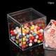 thumbnail image 1 of 10 Uds pequeño estuche de exposición acrílico caja de dulces duradera escaparate contenedor organizador multifuncional para protección de artesanías 45x45x45 cm Hugo Estuche de muestra, 1 of 10