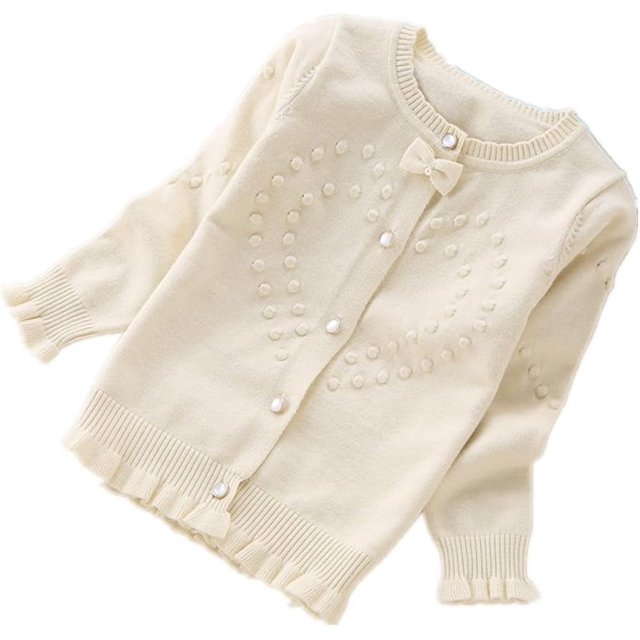Nine Minow Children Sweaters Girls' Cotton Cardigans Sweaters 4-16 Years