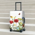 thumbnail image 6 of Logiee Wild Herbs Print Travel Luggage Cover,Suitcase Protector, Washable Elastic Suitcase Baggage Cover,Closure for Wheeled Suitcase Fit 18-32 Inch Luggage-Medium, 6 of 7