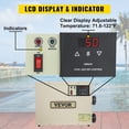 thumbnail image 4 of VEVOR Electric SPA Heater 15KW 240V Digital Heater for Swimming Pools and Hot Bathtubs up to 2641.7 gal, 4 of 9