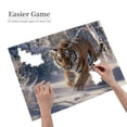 thumbnail image 2 of 1000-Piece Wooden Jigsaw Puzzle for Adults - Winter Forest Animal , Fun & Relaxing Family Game, No-Dust Interlocking Pieces, Perfect Wall Decor & Holiday Gift, 2 of 7