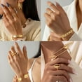 thumbnail image 3 of Womens Elegant Bow Bracelet Ring Set Electroplated Alloy Fashion Jewelry Adjustable Open Ended Design Bracelet Ring or, 3 of 6