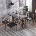 thumbnail image 2 of Organizer Onement Dining Table Set Legs Metal Free Shipping Restaurant Coffee Tables Computer Center Mesa Comedor Home Furniture My Lux Decor Round, 2 of 22