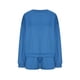 thumbnail image 5 of ICHUANYI Clearance Women's Round Neck Pullover Long Sleeve Sweater Loose Women's Fashion Casual Shorts Set(Blue, M) ICHUANYI WER2023081005161, 5 of 7