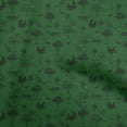 thumbnail image 1 of oneOone Velvet Dark Green Fabric Tropical Leaf Craft Projects Decor Fabric Printed By The Yard 58 Inch Wide, 1 of 1