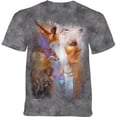 thumbnail image 1 of The Mountain 1565761 Grey Vision of The Wolf Youth Classic Tee - Medium, 1 of 1