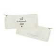 thumbnail image 2 of Best Bridesmaid Ever Cotton Canvas Pencil Case and Travel Pouch, 2 of 4