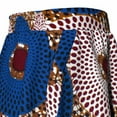 thumbnail image 4 of Bintarealwax Women's African Print Skirt High Waist Vintage A Line Ankara Pleated Midi Skirt Dashiki Clothing, 4 of 4