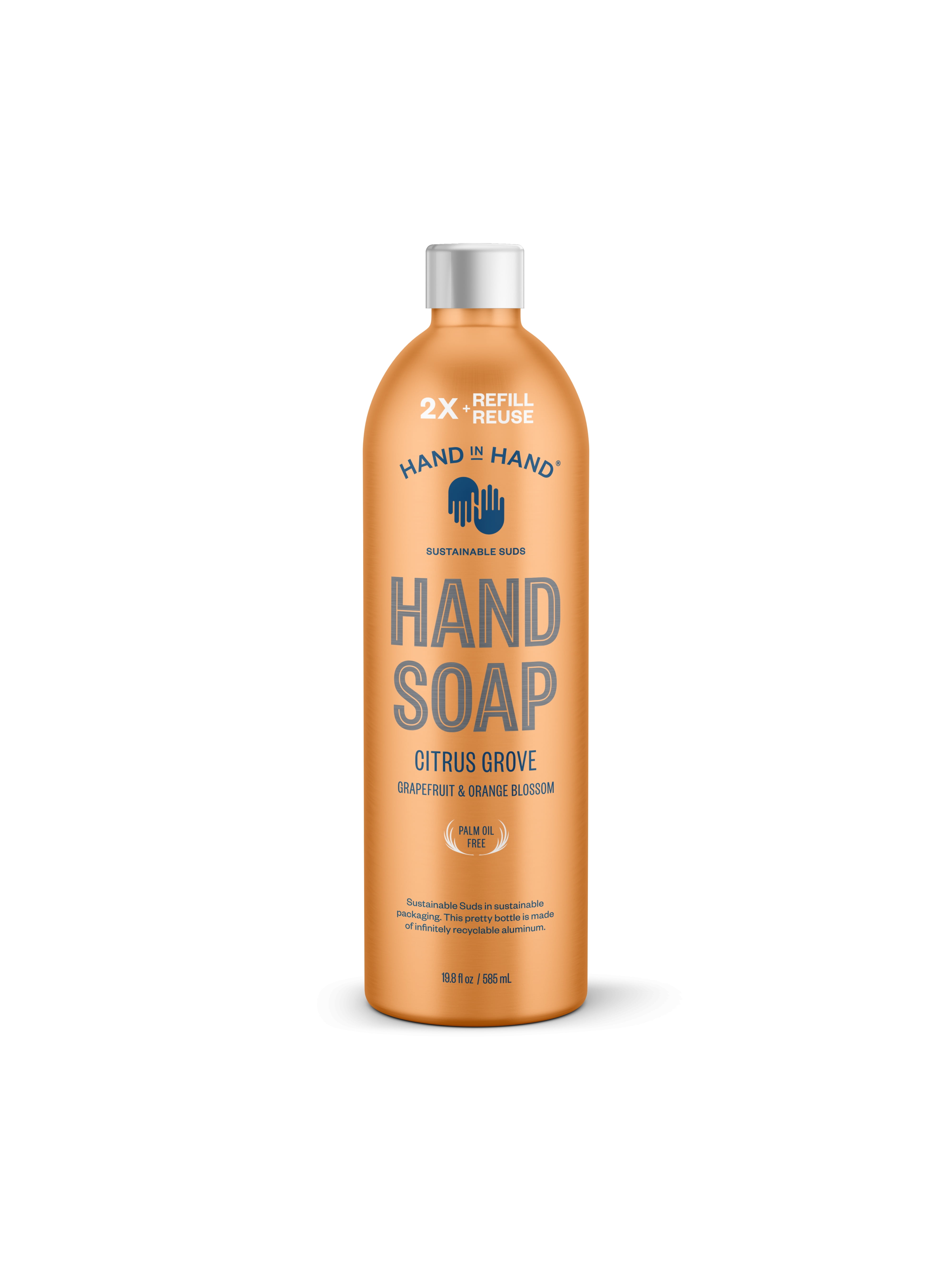 Hand in Hand Soap Liquid Soap Refill Citrus Grove