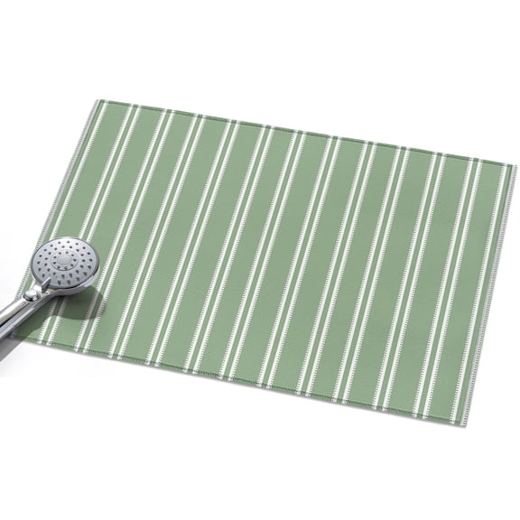 2x3 Washable Area Rugs,Sage Green Stripes Non-Slip Ultra Soft Rug Large Indoor Carpet,Farmhouse Minimalist Style Floor Rugs for Home Living Room Bedroom Dining Room Office