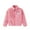 Pink, variant on Edvintorg Toddler Kids Baby Girls Winter Jackets Fashion Cute Solid Color Windproof Jacket Coral Fleece Keep Warm Boys Coat 2-13Years Children Outerwear with Zipper
