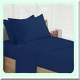 thumbnail image 2 of Navy Cot Sheet Set - 4 Piece Fitted Sheets for Narrow Twin/Camp Bunk/RVs Bunk/Guest Beds - 30" x 75" x 9" Trifold Mattress - Cozy Sleep Essentials, 2 of 3