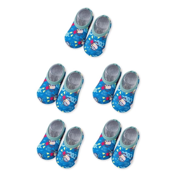 Naiovety 1 par de zapatillas deportivas de nailon para niños, suela de silicona portátil, zapatos de natación para niños y niñas, botas de XS, Typ 1 5piezas