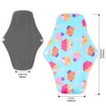 thumbnail image 3 of Reusable Sanitary Pad for Women| Super-Absorbent| Incontinence | Absorbent Pads | Postpartum | Leak Proof |Multicolor 5pack with Wet Bag, 3 of 8