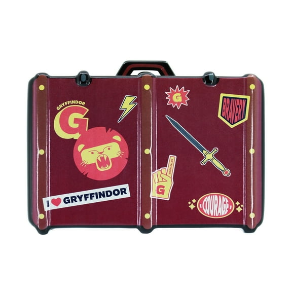 Wizarding World of Harry Potter Gryffindor Suitcase Bank Figurine 4.5in H