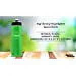 Water Bottles with Push Cap 28 oz. Set of 6, Bulk Pack - Reusable, Great for Gym, Hiking, Cycling, School - Neon Green