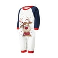 thumbnail image 3 of DuAnyozu Matching Family Pajamas Set Striped Christmas Pajamas Sleepwear Dad Mom PJs, 3 of 6