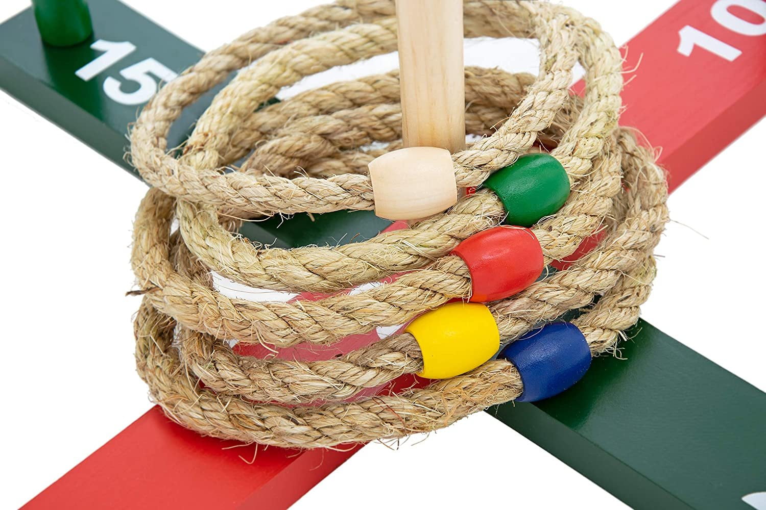 WE Games Rope Ring Toss Yard Game, Throwing Carnival Quoits Set