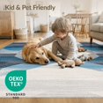 thumbnail image 4 of ODIKA Livingroom Abstract Geometric Distressed Neutral Grey Large Brushstroke Pet Friendly & Kids Safe Play for Playroom, Bedroom, Reading Nook, 4 of 7