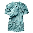 thumbnail image 4 of Camisetas de Manga Larga de los Hombres Relief Steed Impresión Gráfica Tee, Sudadera de Cuello de la Tripulación Casual para Al Aire Libre, Vacaciones Y Uso Diario, 4 of 7